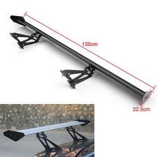 Universal Sedan Aluminum GT Rear Trunk Wing Racing Spoiler Black New USA USA