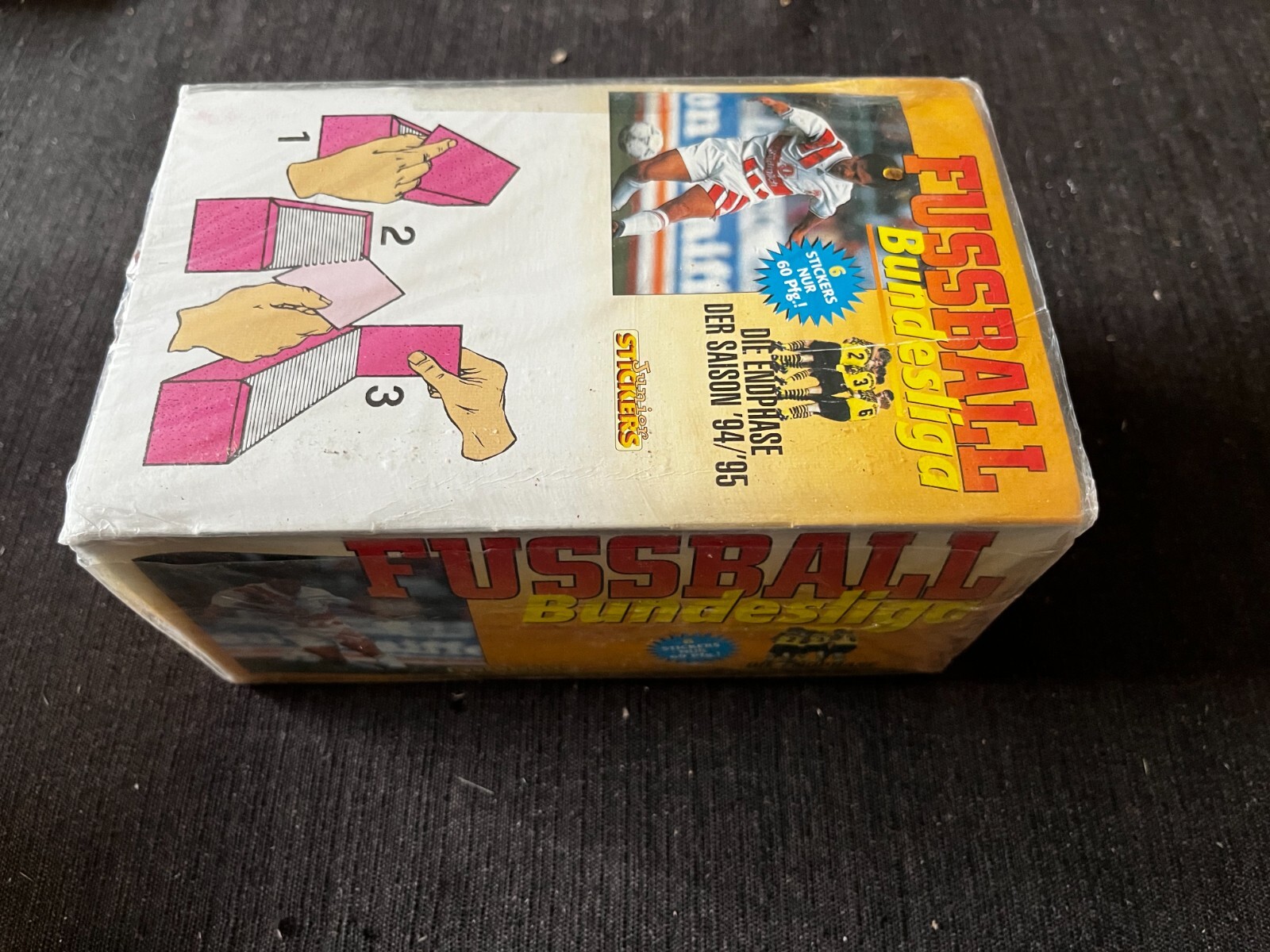 BOX DISPLAY 100 PACKETS PANINI STICKERS BUNDESLIGA 1994/95 COLLECTOR
