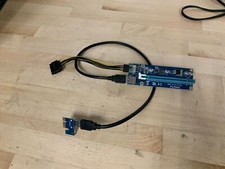 10 x PCI-E Riser Graphics Card Extension GPU Mining rig USB 3.0 cable
