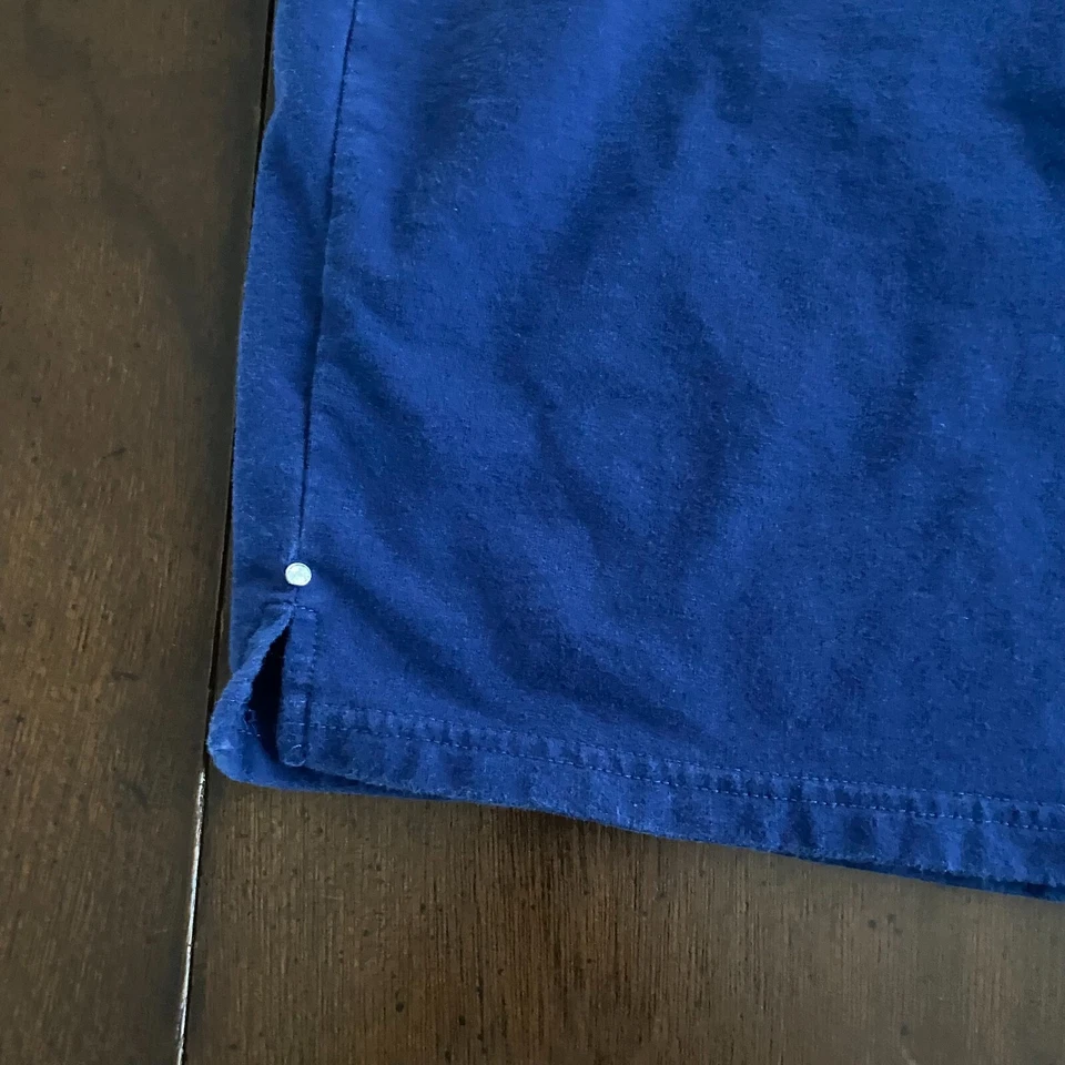 Quacker Factory by Jeanne Bice Shorts Women 1X Blue Cotton Stretch Elastic Waist - Image 3 of 4