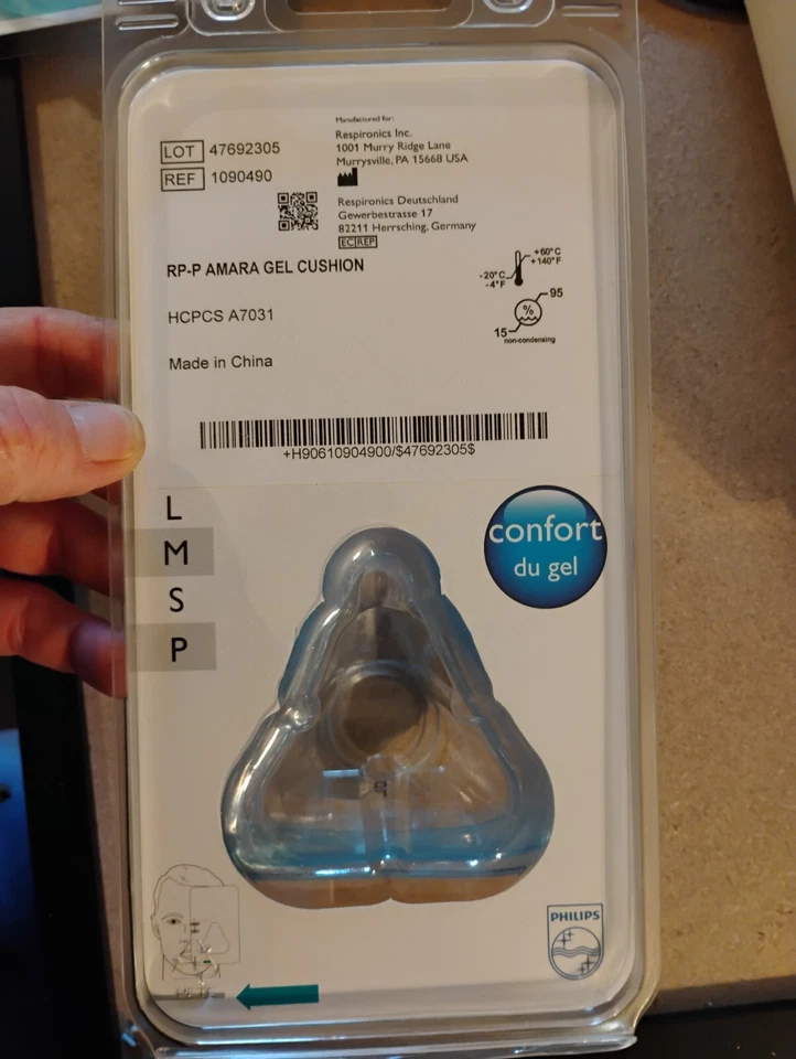 Philips Respironics Amara Silicona Mascarilla Completa Cojín P 1090490 Foto 2 de 2