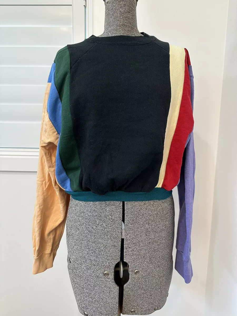 90s colour block clearance jumper