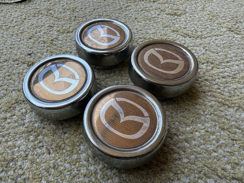 Mazda Oem Metal Center Logo Set Bronze 2 Inch Wheel Center Caps Truck Kanagawa - Picture 3 of 9
