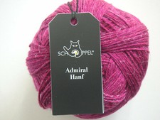 100g Admiral Hanf - Schoppel, Sockenwolle 4fach, alle Farben