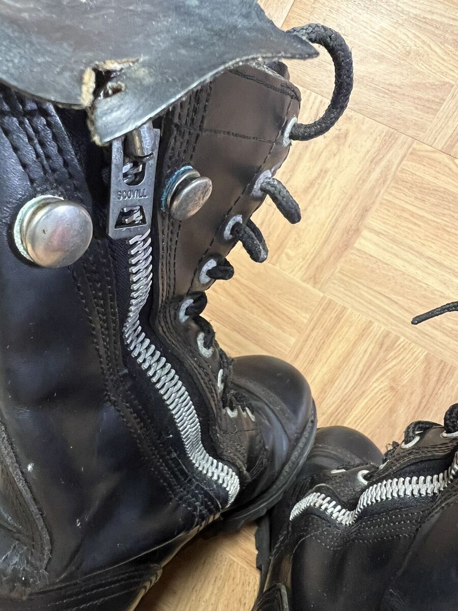 RARE🇺🇸 U.S Military Vintage Combat Boots Cap Toe Jumper Sz RARE🇺🇸 U.S Military Vintage Combat Boots Cap Toe Jumper Sz