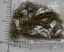 63543   Jump Rings 4 mm Round Brass / Jewelry Findings - 1 ounce SALE