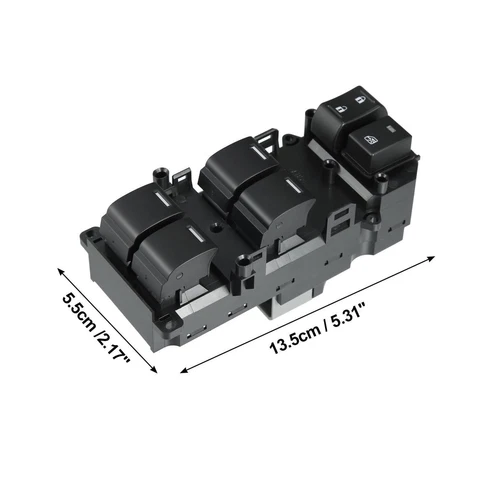35750-TP5-H21 Interruttore alzacristalli elettrico lato sinistro anteriore per Honda Accord 2008-2012 - Foto 4 di 12
