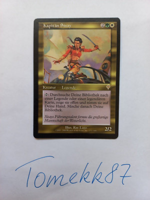 1x Captain Sisay (Good, Deutsch), Invasion, Magic the Gathering