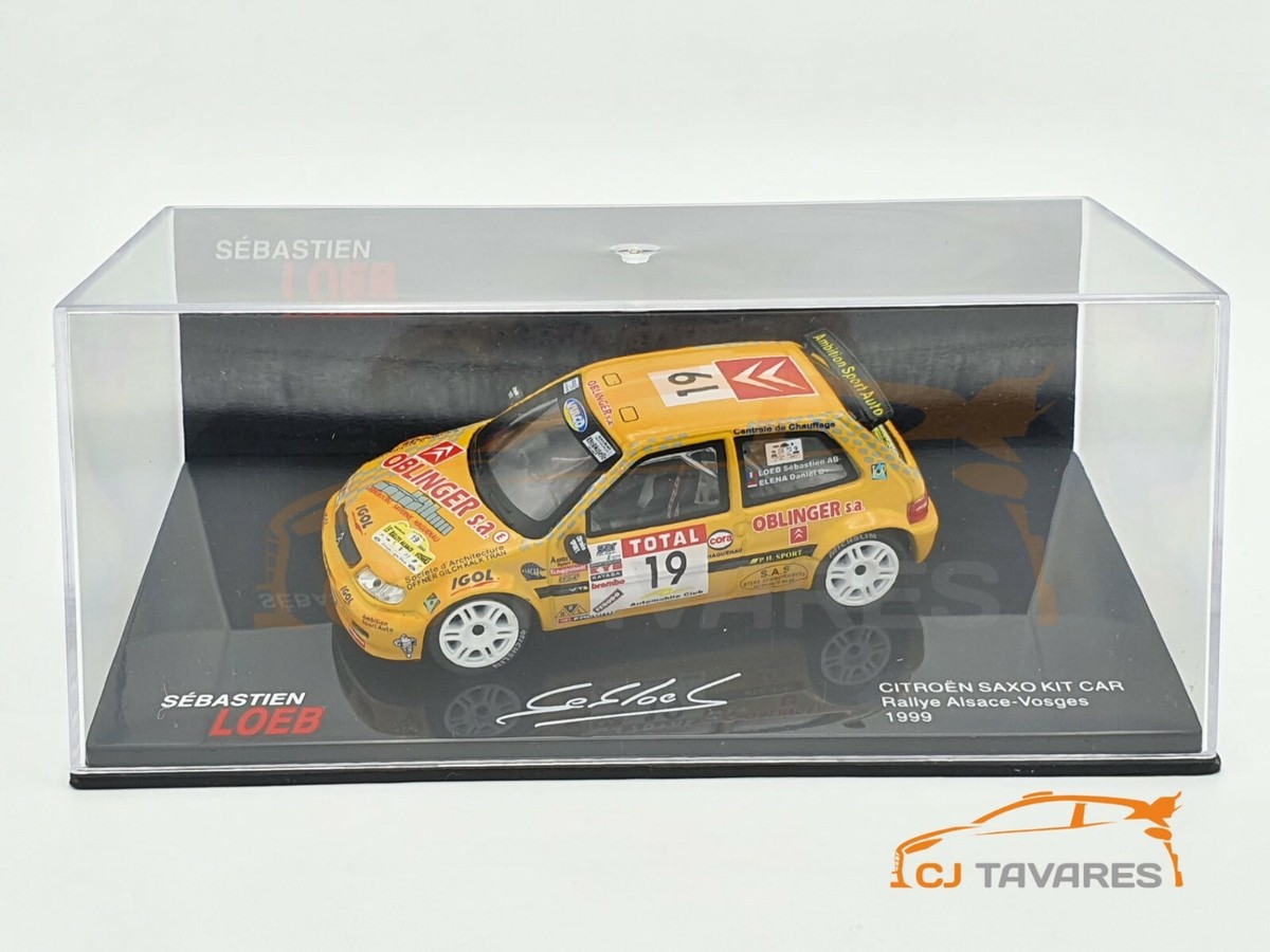 Altaya Ixo 1/43 – Citroën Saxo Kit Car – Loeb Rallye 1999 (neuf)