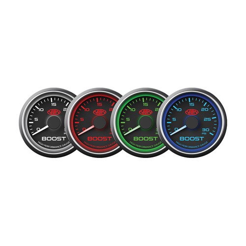 3 Gauge Pillar Pod for Toyota Hilux 2005-15 KUN Ext Temp Boost Volt Gauge Black - Picture 9 of 12