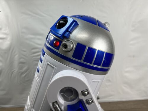 THINKWAY TOYS Star Wars R2-D2 Interactive Robotic Droid RC Works But NO Remote - Picture 11 of 12