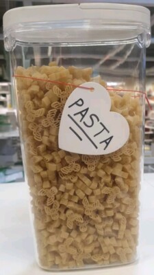 IKEA 365+ Tall Transparent Dry Food Container &Lid Jar Kitchen