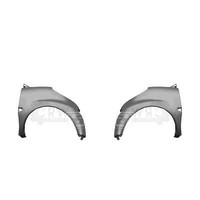 KotflüGel Set Vorne Links Rechts FüR Smart Fortwo Bj. 03/07->>