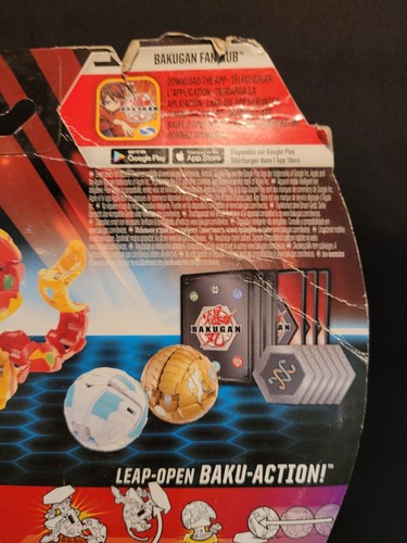 Bakugan Battle Planet Spin Master Red Pyrus Fangzor Starter Pack - Picture 8 of 8