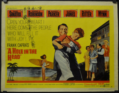 A HOLE IN THE HEAD 1959 ORIG 22X28 ''B'' MOVIE POSTER FRANK SINATRA ELEANOR PARKER