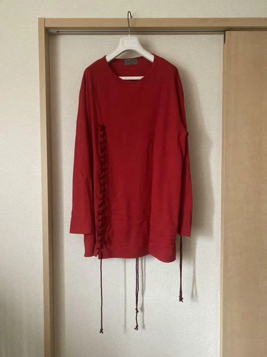 Yohji Yamamoto Pour Homme 19Ss Look9 Red String T Size Free