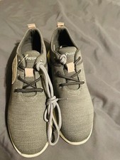 Women/Ladies Hush Puppies Grey/Pale Pink Trainers. Size 8.5