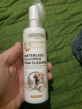 Paw Cleaner for Dogs and Cats, No-Rinse Foaming Cleanser With Silicone Brush 5oz
