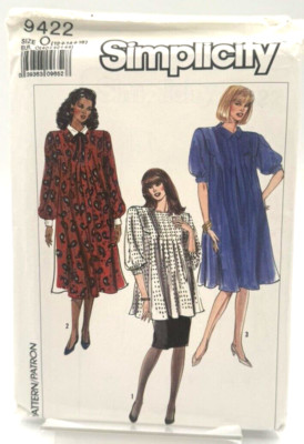 Simplicity 9422 Maternity Dress & Skirt - (Sizes 12, 14 & 16)