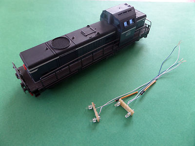 Moteur Bateau Locomotive Diesel BB 66150 Jouef - Éclairage LED Blanc/rouge Réversible - Occasion Locomotive Jouef