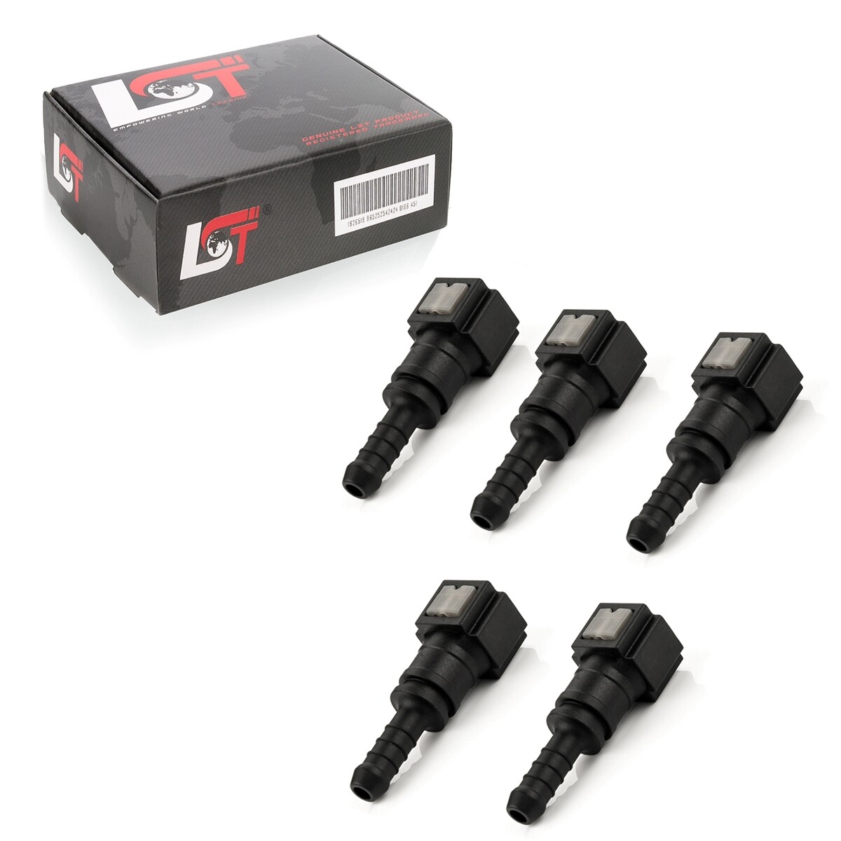 5X Quick Release Fuel Line Coupling Straight 6.3X6Mm For LANCIA