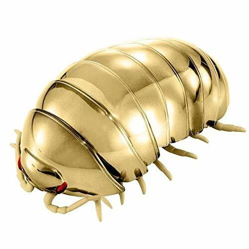 Boneco Bandai metálico DANGO MUSHI 02 Roly-Poly ouro zebra vermelho conjunto completo de 3 - Imagem 2 de 4