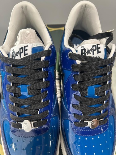 Tenis A Bathing Ape Bapesta Azul Marino BAPE STA ICON M2 ¡TOTALMENTE NUEVOS! - Imagen 11 de 11
