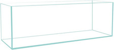 R460042 Crystal Bookshelf Aquarium with Foam Leveling Mat, 33.85 Inches, Glass