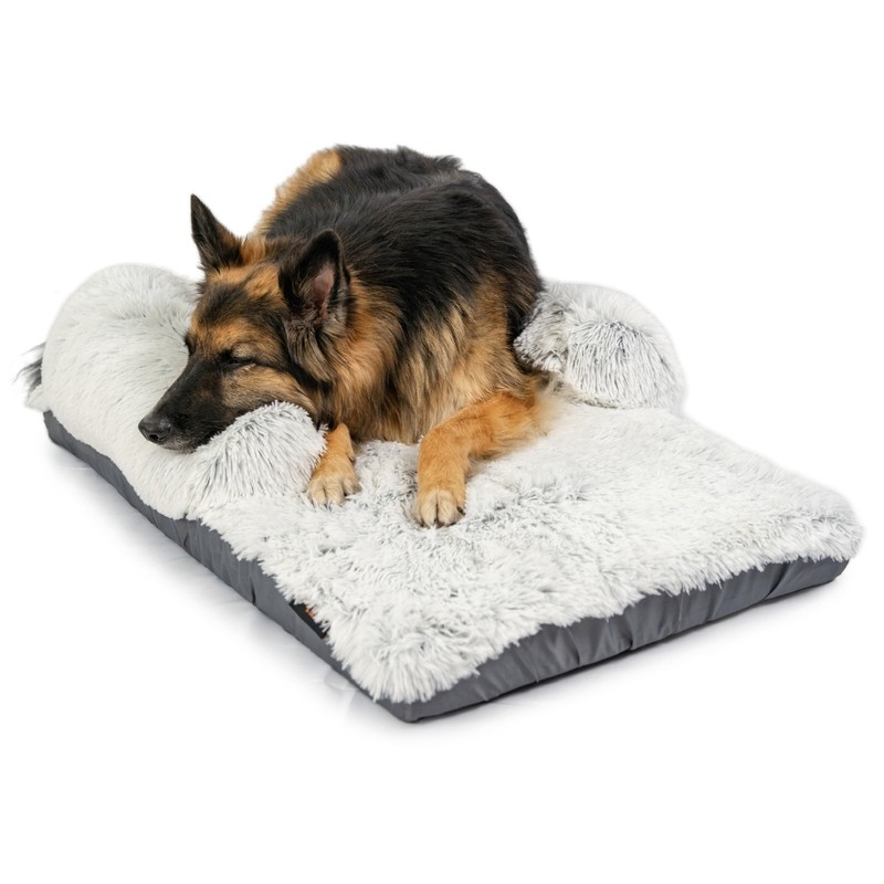 Best Friends by Sheri Bolster Nap Mat Dog Bed with Orthopedic Memory Foam,