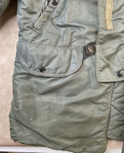 Vintage Air Force Parka Heavy 1950s USAF N-3B Jacket Albert Turner Real Fur S - Bild 17 von 22