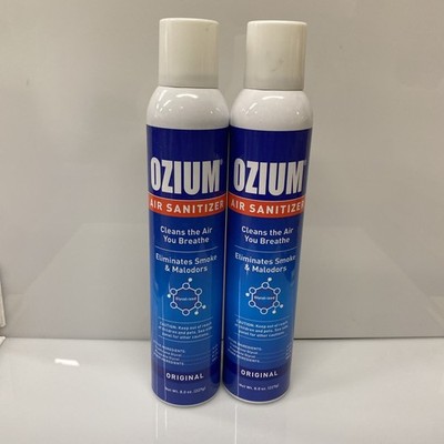 2X Ozium 8 Oz. Air Sanitizer Eliminates Smoke And Malodors 812421030760|  eBay