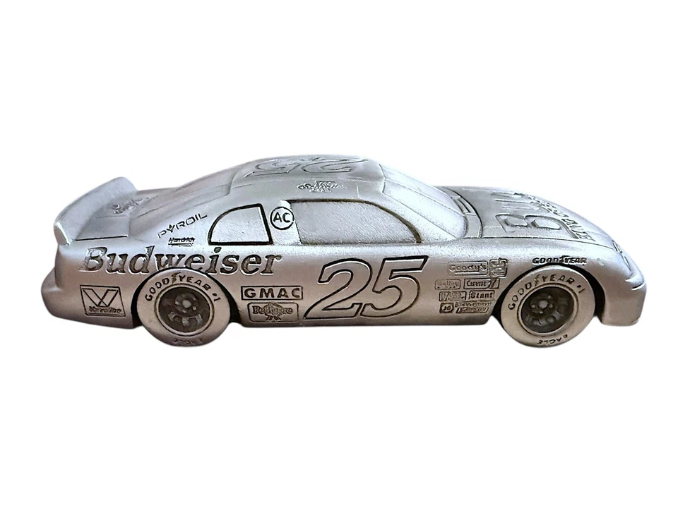Ken Schrader BUDWEISER BUD #25 Fine Pewter Nascar Model Car No: 441 LTD ED. - Image 4 of 4