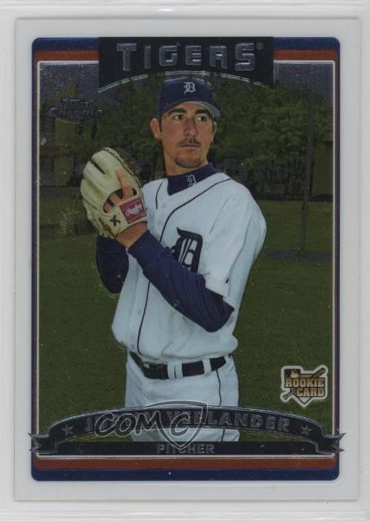 2006 Topps Chrome Justin Verlander #309 g1m