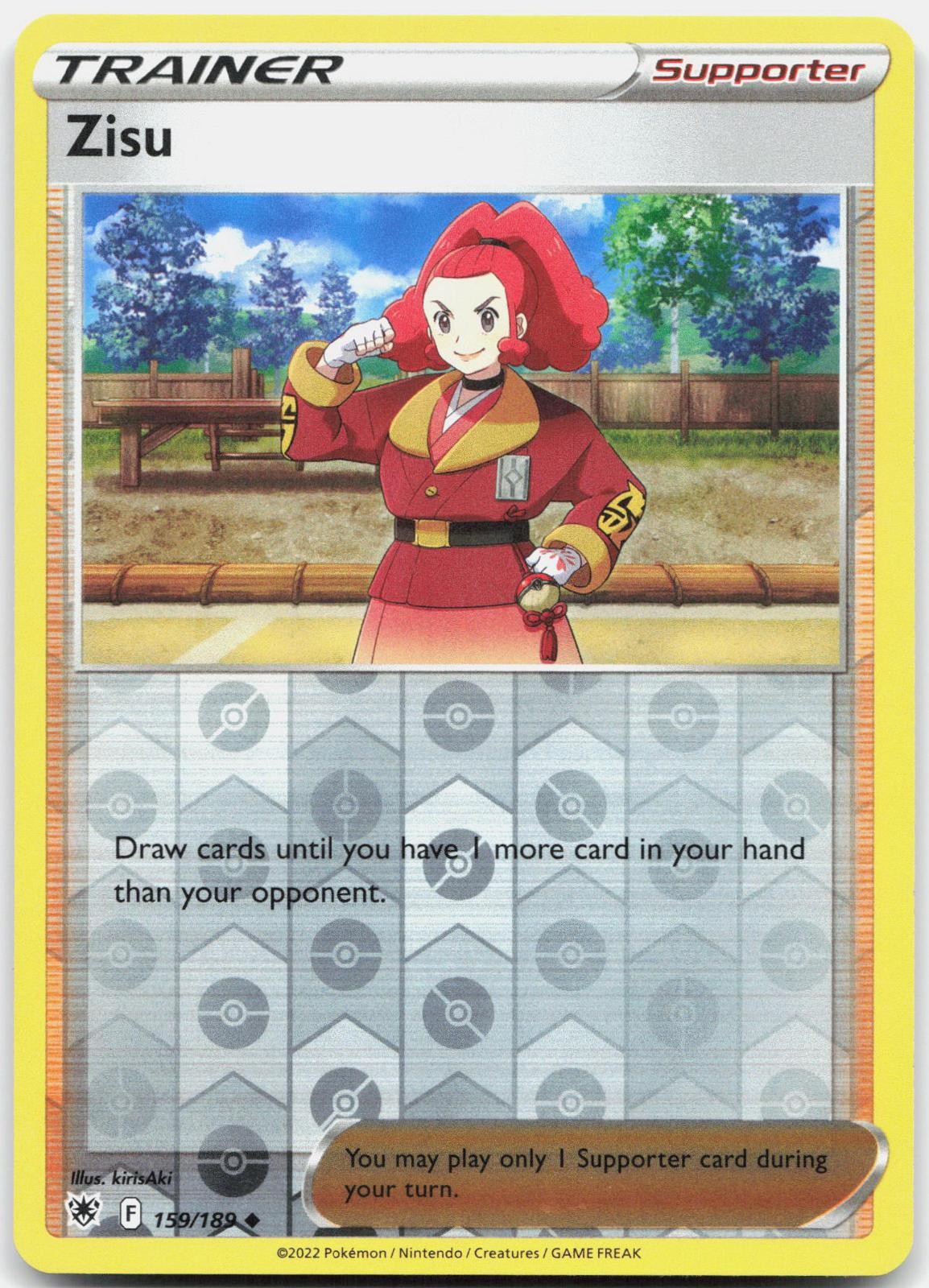 Zisu 159/189 Uncommon Astral Radiance Pokemon Reverse Holo Near Mint