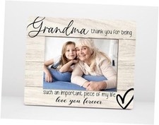 Grandma Picture Frame, Grandma Gifts from Grandson Granddaughter Grandkids,