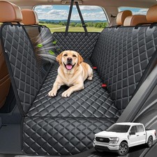 URPOWER 4 in 1 Dog Seat Cover for Full-Size Trucks, Waterproof X-Large, Black