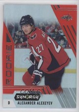 2020-21 Upper Deck Synergy Rookies Red Codes Alexander Alexeyev #112 a2v