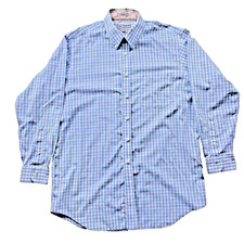 Paul Fredrick Men's Non-Iron 2 ply cotton broad cloth 16x33 Long Sleeve Shirt