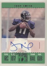 2007 Topps TX Exclusive Franchise Ticket Auto Troy Smith #FTA-TS Auto 07oj