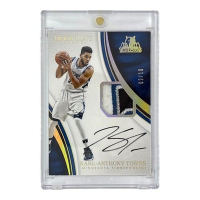 2016-17 Panini Immaculate Collection Karl-Anthony Towns /10 #P-KAT