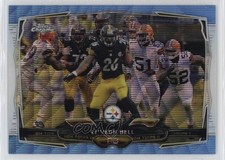 2014 Topps Chrome Blue Wave Refractor Le'Veon Bell #50 8u9
