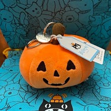 Jellycat Phantom Pumpkin Ghost Plush Keychain Bag Charm Halloween NWT