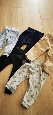 4 Kinder Hosen Set Jogginghose Gr. 86 blau beige Topzustand