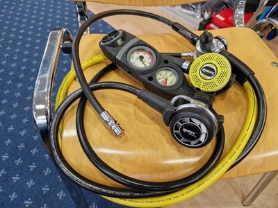 Atemregler Mares MR 22 Abyss / Axis Set Konsole gebraucht Lungenautomat Garantie
