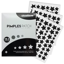 Black Star Pimple Patches for Face, 153 153 Count Pack of 1 , 153