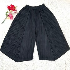PLEATS PLEASE ISSEY MIYAKE Deformed Pocket Wide Pleated Pants Black Size S