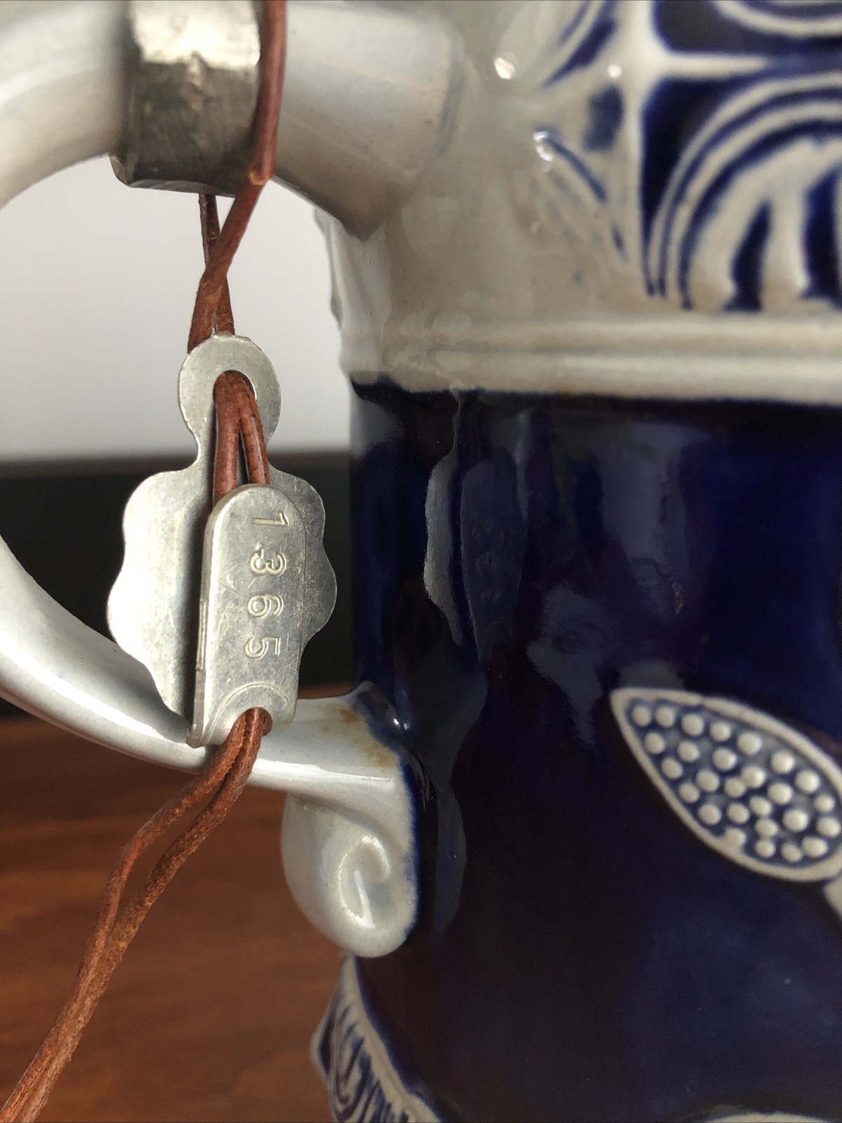 Gerz Limitat Stein Tankard 1996 Collectible Original Um 1750 Westerwald W/COA