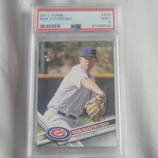 Topps 2017 Chrome Rob Zastryzny #89 Cubs Rookie Base Set Baseball Card