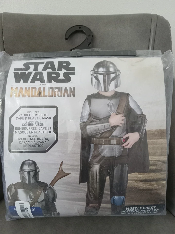 Disney STAR WARS The Mandalorian Qualux Costume Boys Size M (8-10) NWT! - Image 2 of 3
