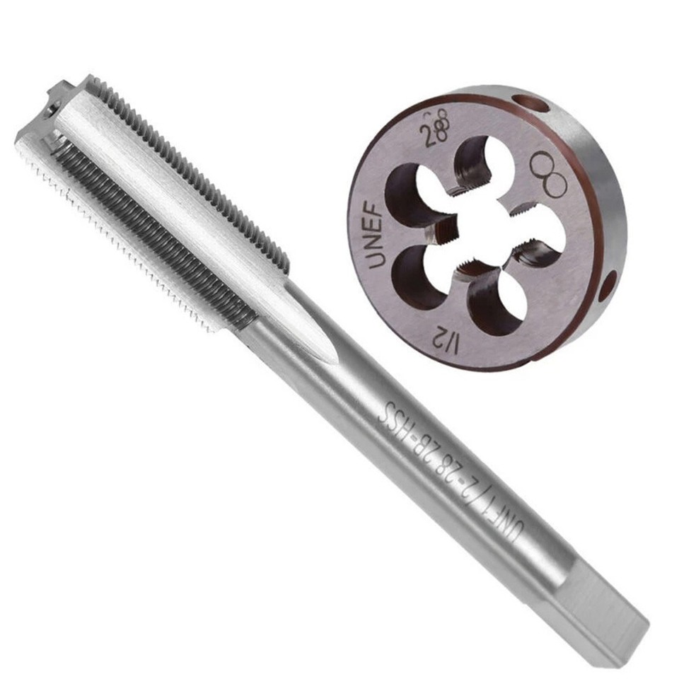 Thread Die Hinge Professional Grade Thread Tap & Die Set 1/2 28 UNEF High Hardness Alloy ...